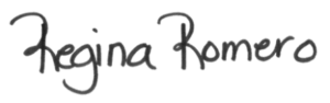 REGINA ROMERO FIRMA