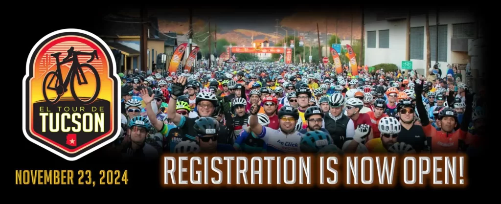 ¡Tenga paciencia y sea cuidadoso con los ciclistas que lo rodean! Puede encontrar un mapa de las rutas del Tour de Tucson